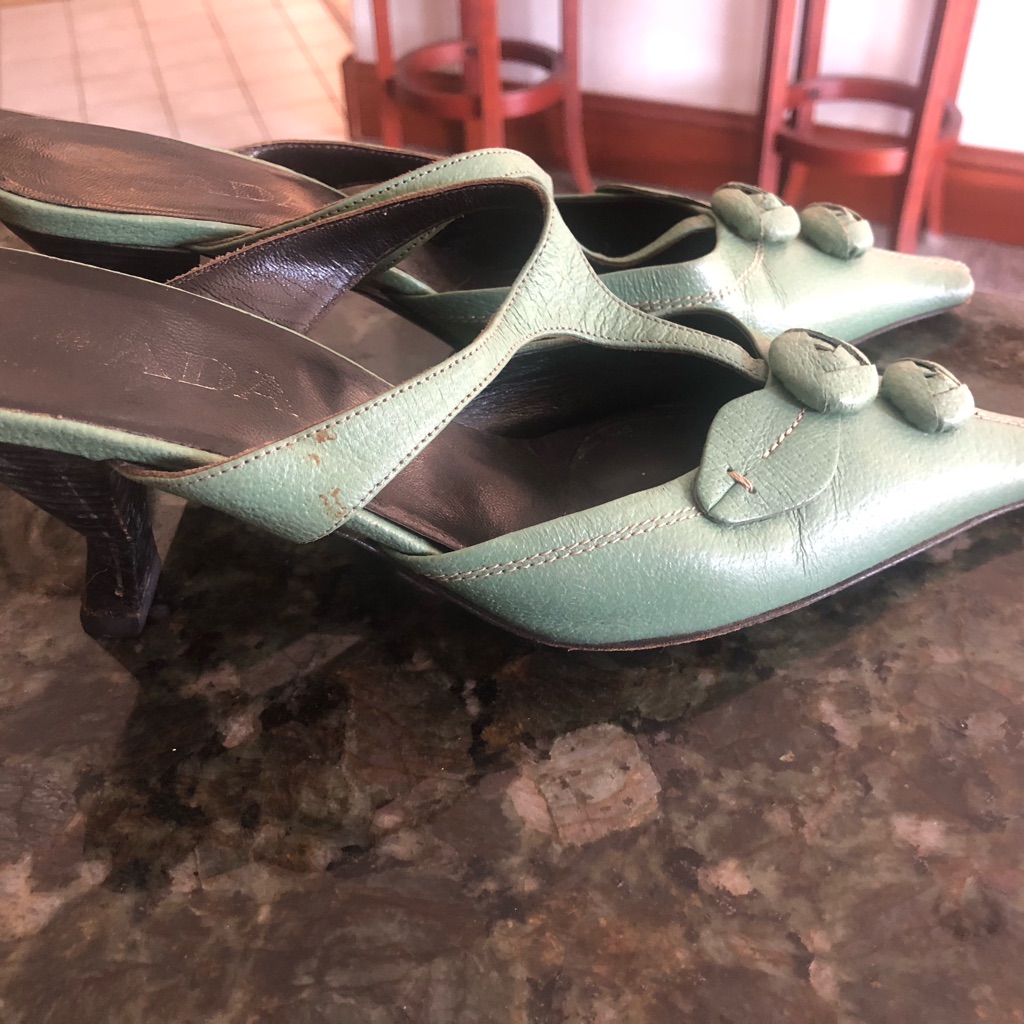 Vintage Prada Strappy Prada Slides